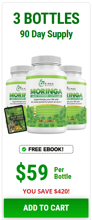 Moringa Magic 3 bottle